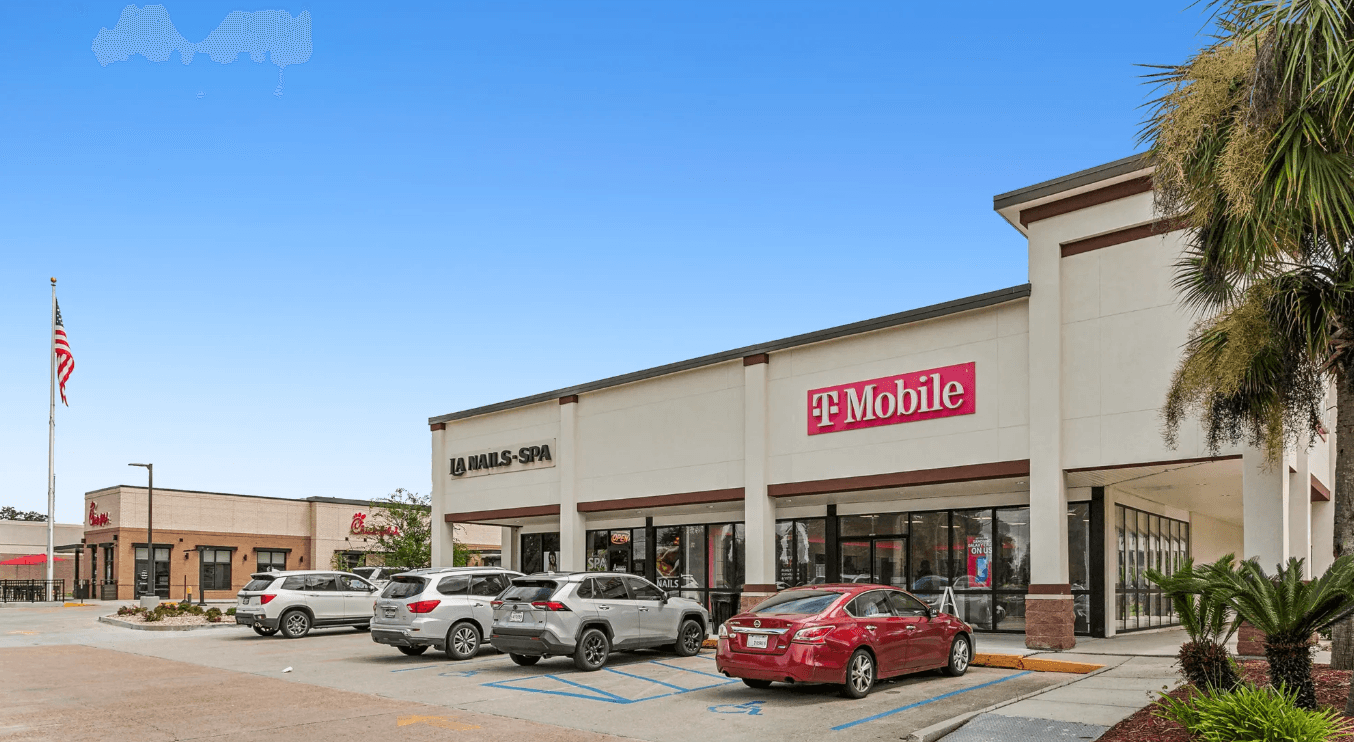Algiers Plaza two tenant strip & Chick-fil-A redevelopment
